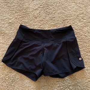 Lululemon Black Flowy Shorts Size 2
